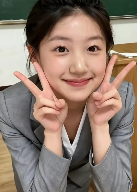 最近，为什么很多女生都张大嘴巴？表示什么