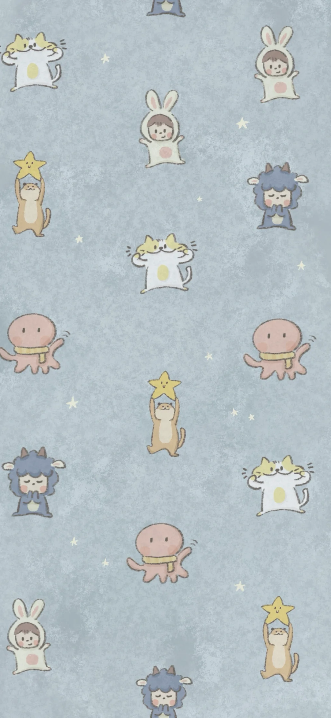 Enter's Home 原创手机壁纸｜飘在云上的星