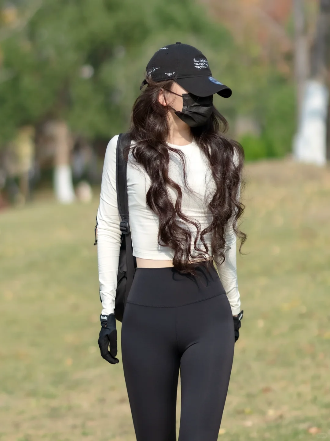 运动女孩的帅，是健康的帅