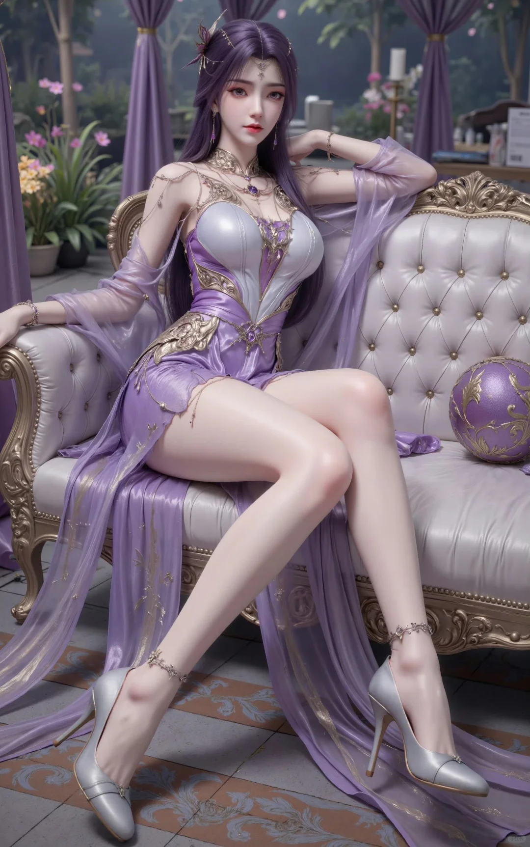 国漫女神性感美腿对比，好身材大长腿高颜值