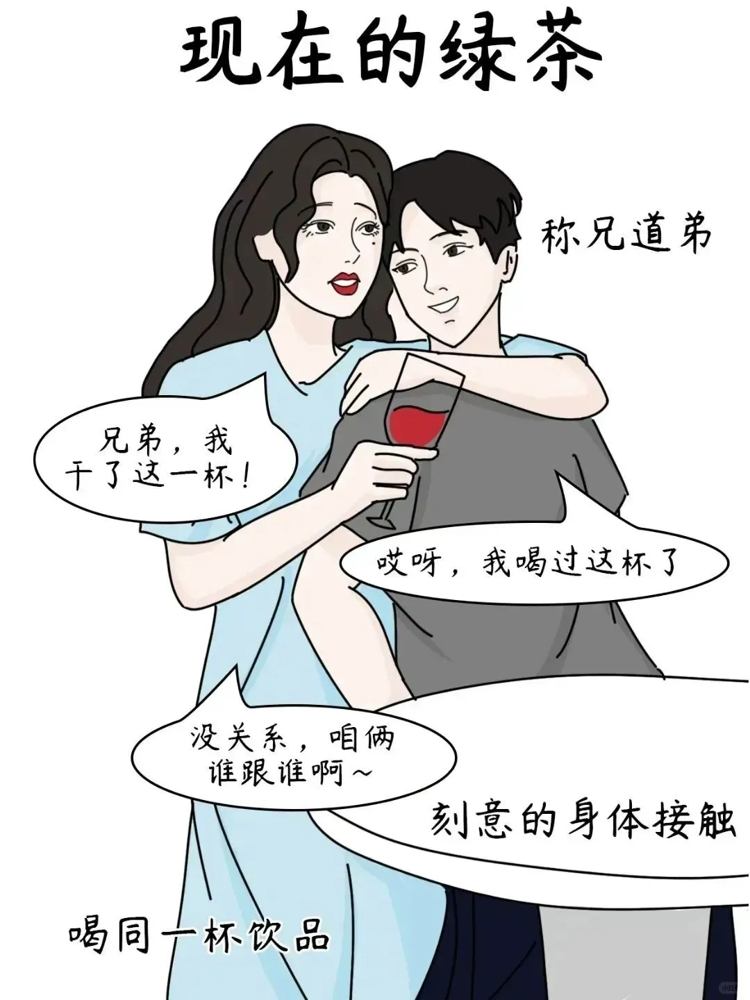 以前的绿茶VS现在的绿茶👀太真实了❗️