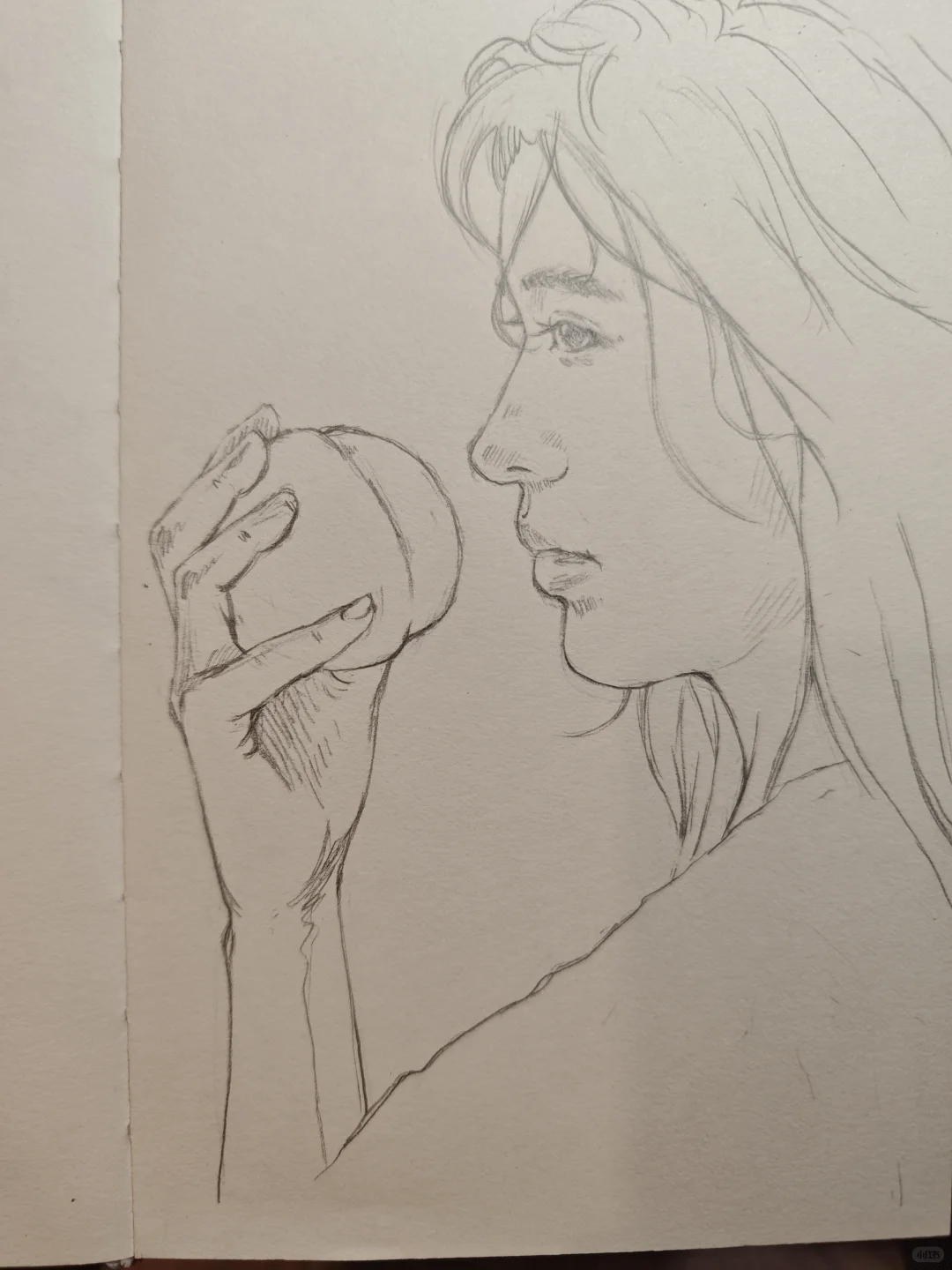 不同风格的女孩要用不同的线条，切记