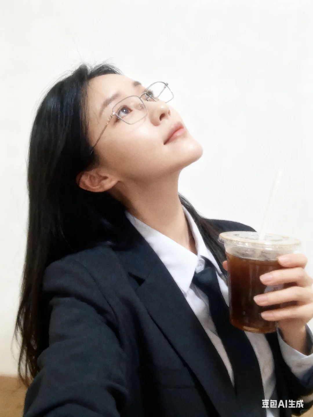 AI戴眼镜的都市熟女风！