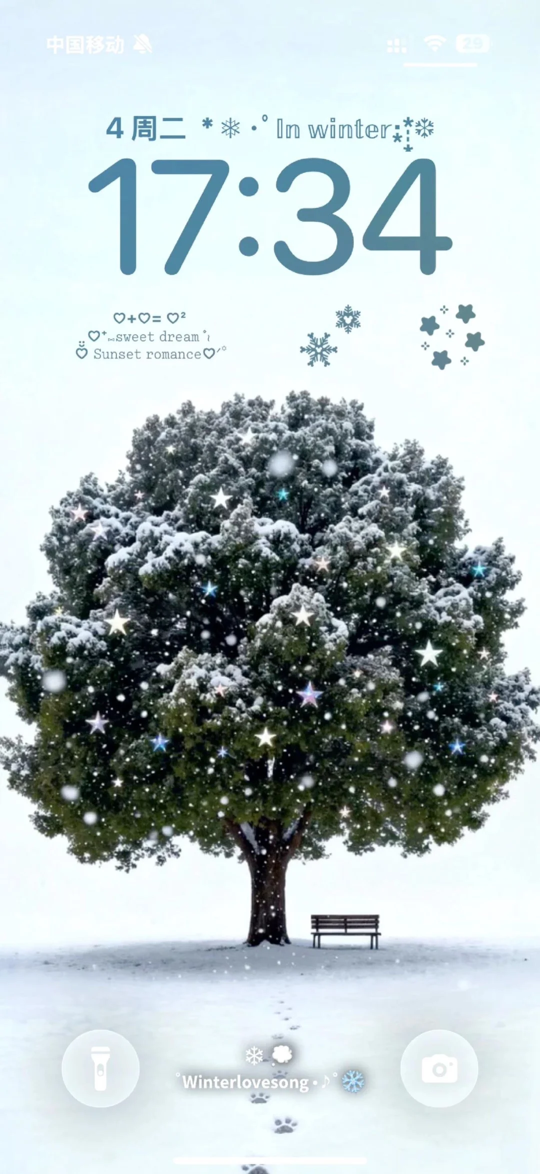 🌳 .❄️冬雪 一棵冬日星星树🌲🌨️