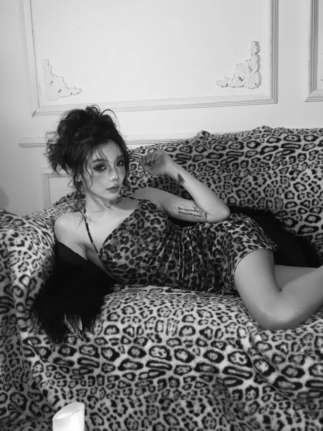 迷人的豹子女士向你问好| 感受夜晚的慵懒