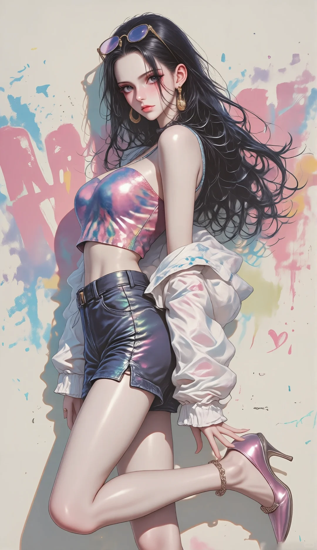 海贼女团镭射风穿搭美到犯规