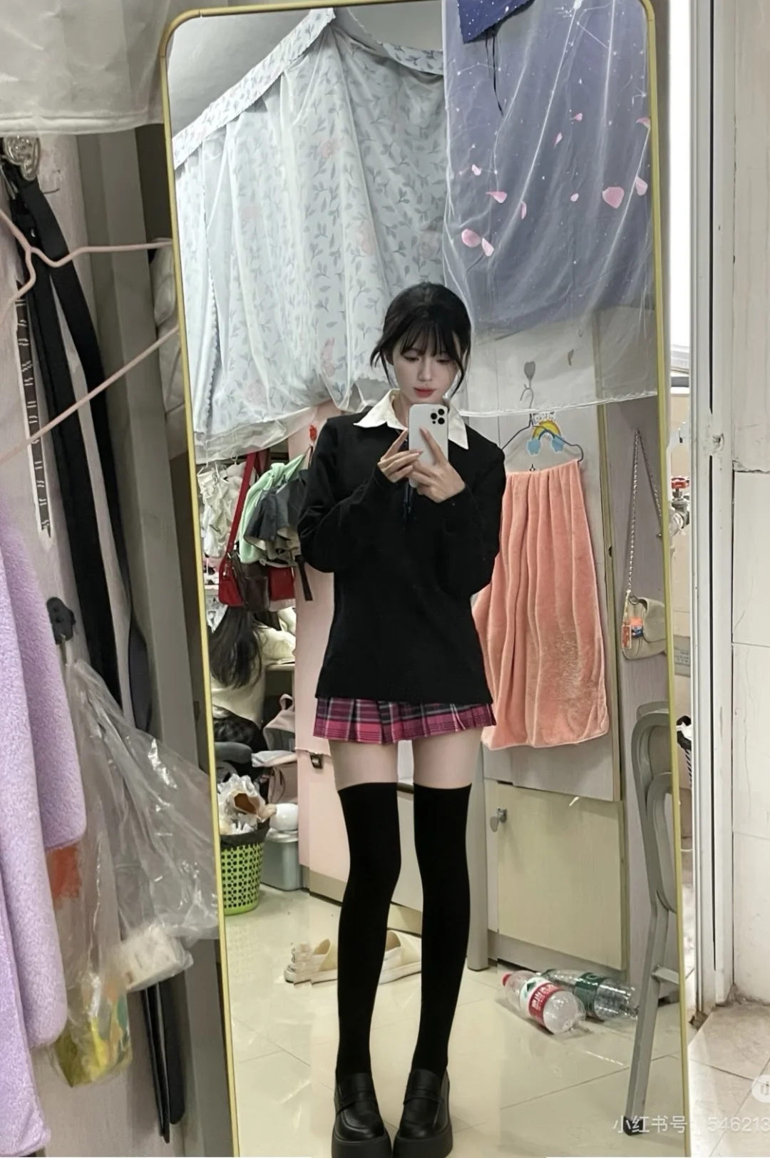 过膝袜还是堆堆袜呢