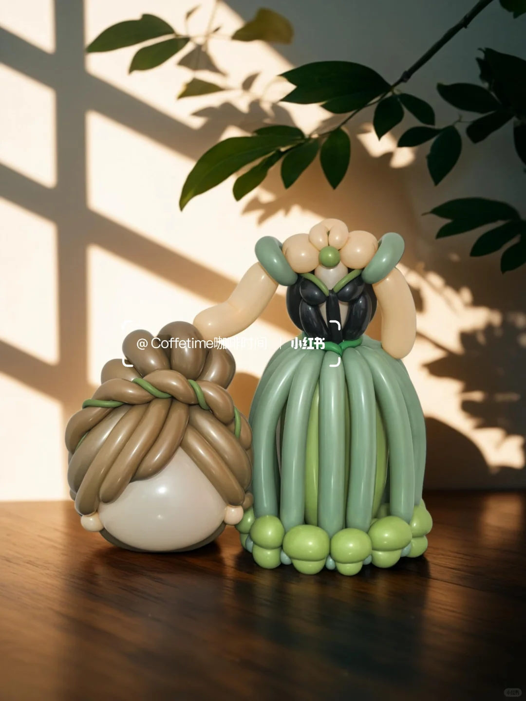 光与影下的气球公主裙