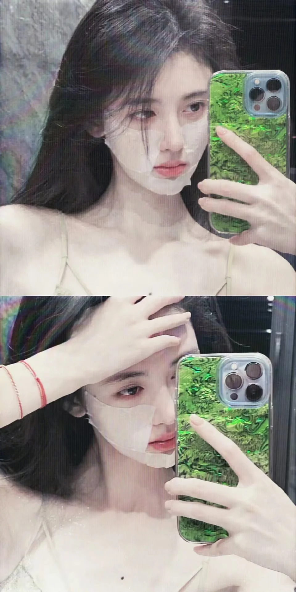 鞠婧祎素颜永远抗打！