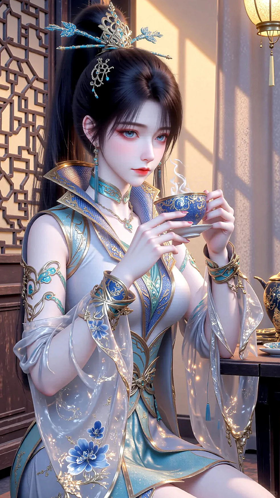 女神壁纸｜青鳞斗破苍穹手机动漫手机壁纸