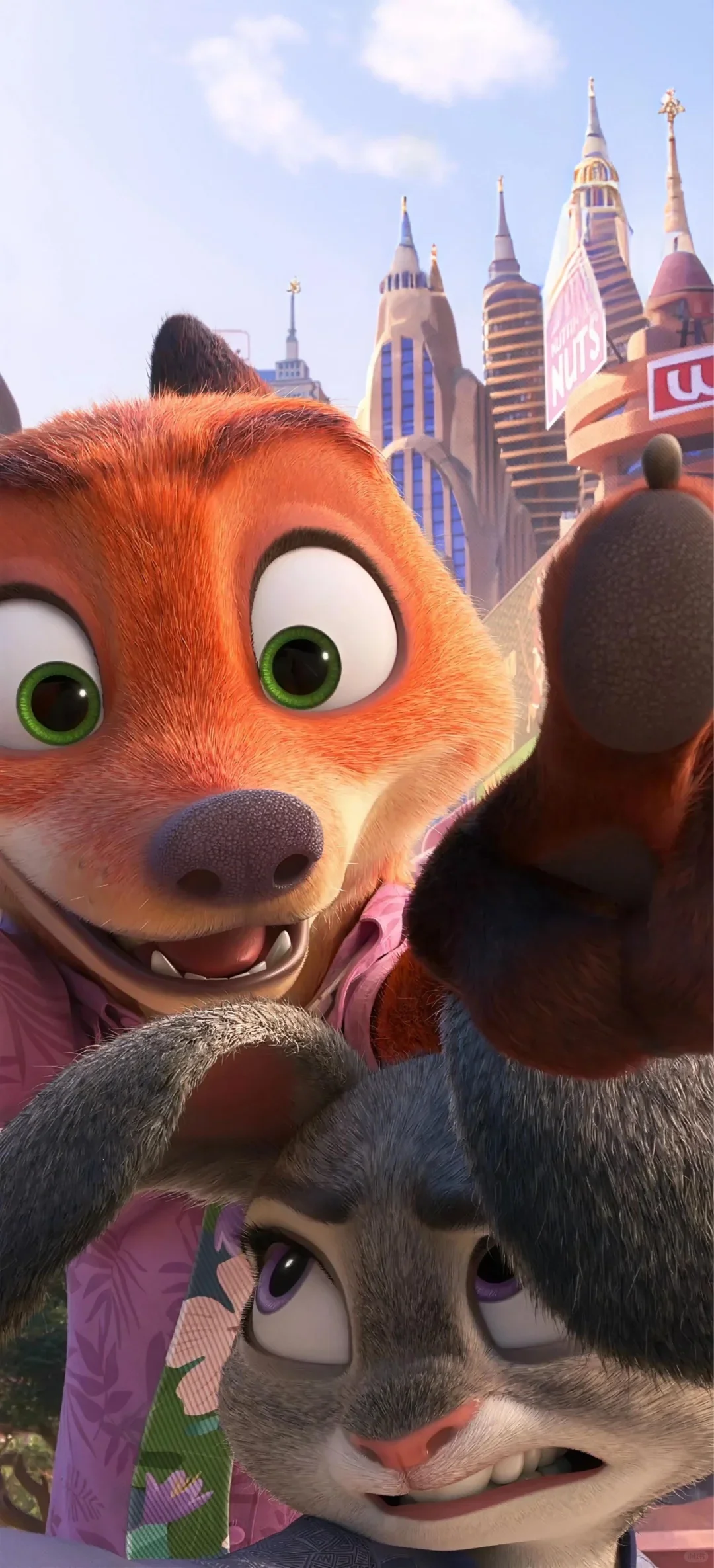 是谁还没用上尼克和朱迪的壁纸！！