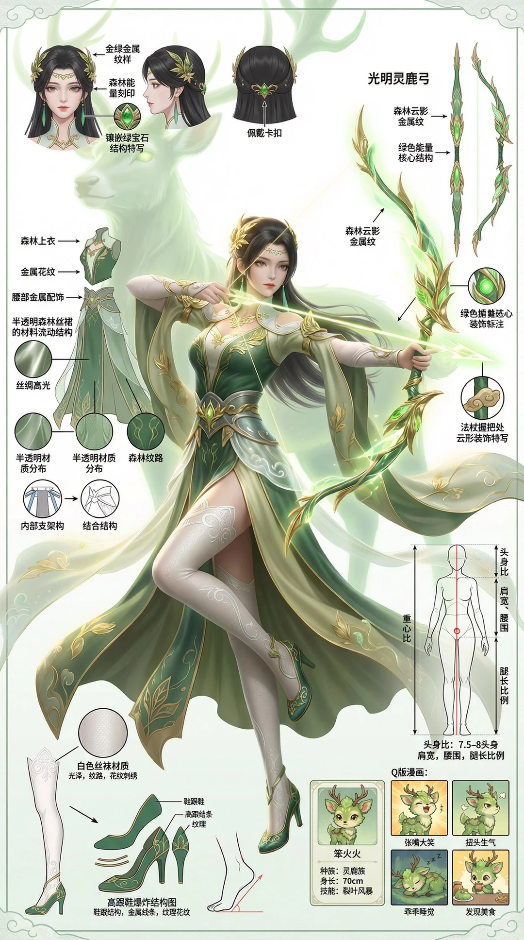 假如斗破里的美女变成精灵射手会怎么样？