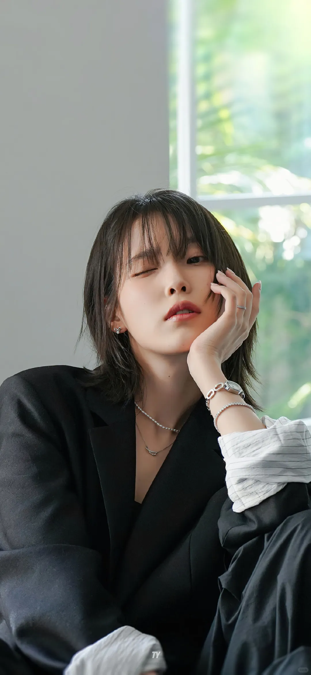 干净感拉满｜校园系清纯女生壁纸