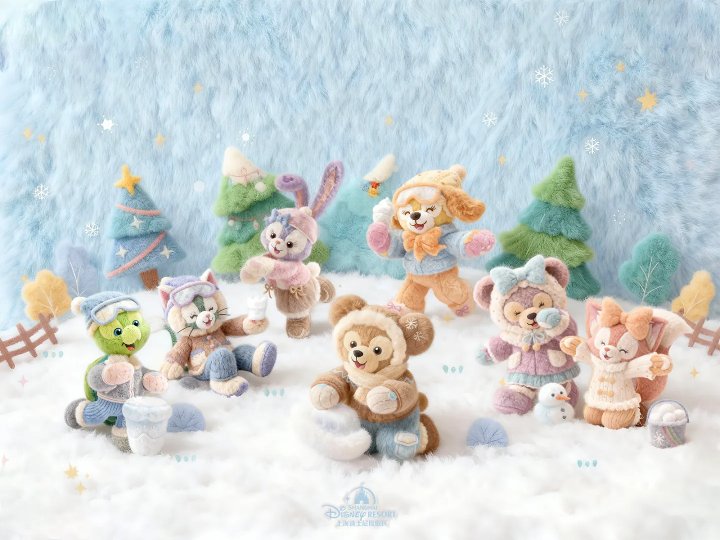 分享壁纸|上迪25七宝冬日毛绒平板壁纸