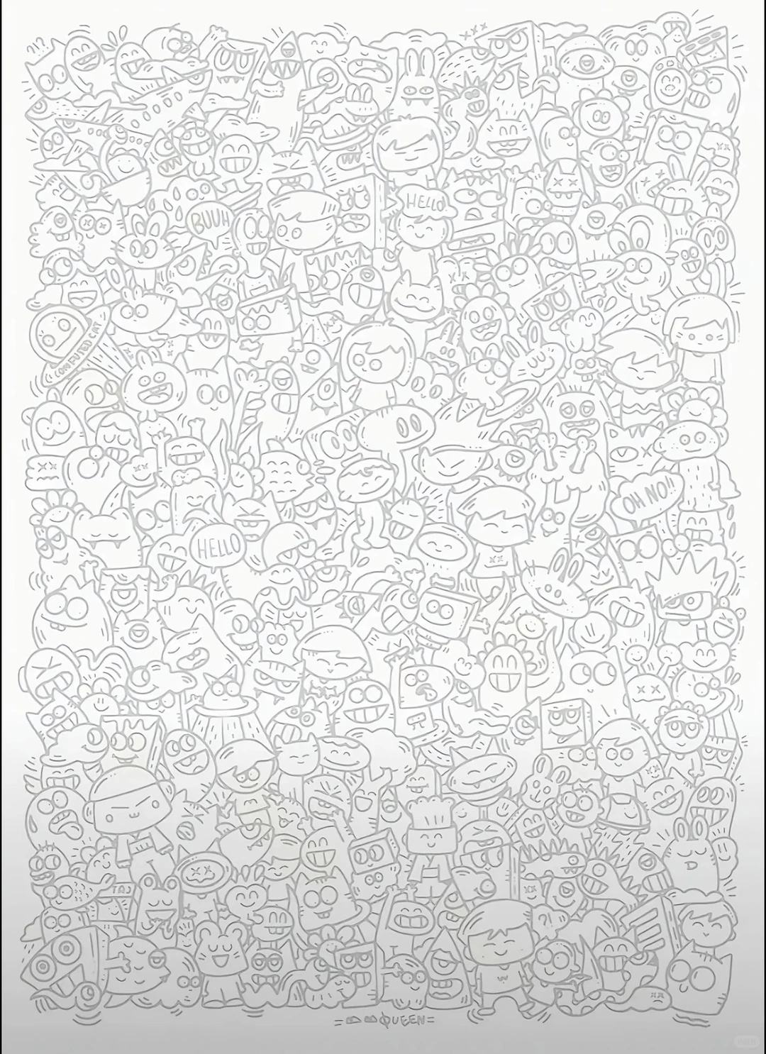 摸鱼必备：超级可爱的涂鸦，超好玩～～