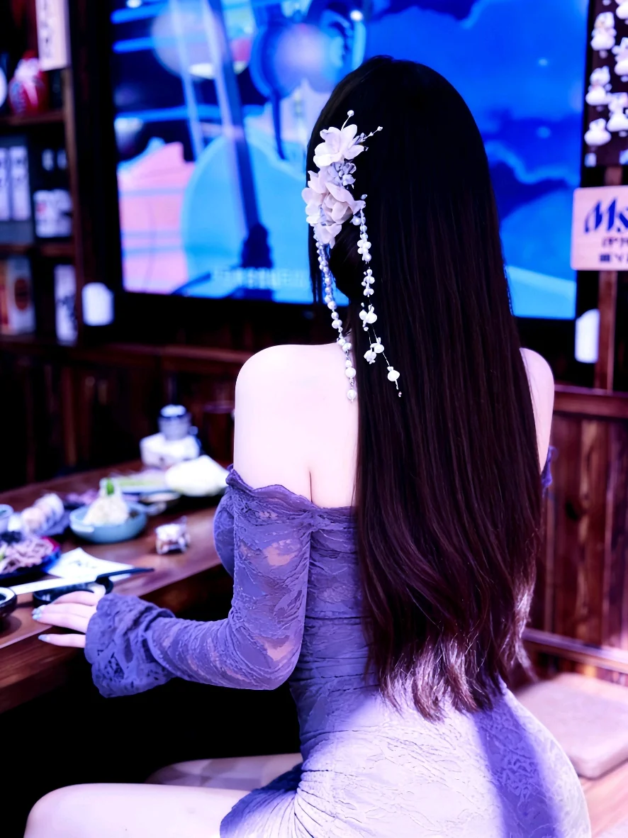 紫色很有韵味。