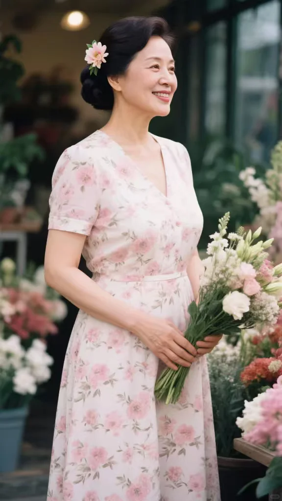 成熟魅力风暴，48岁的阿姨照亮生活