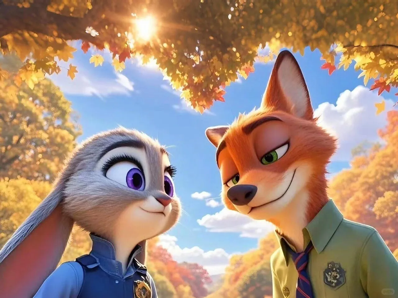 动物城｜iPad电脑壁纸🦊🐰