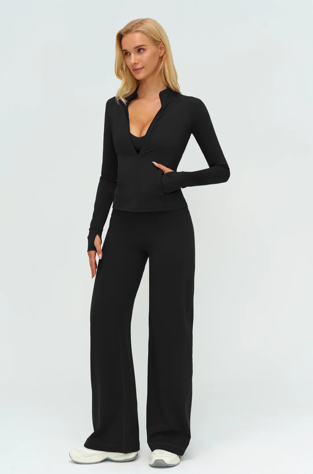 紫调瑜伽服｜慵懒又显瘦的运动穿搭