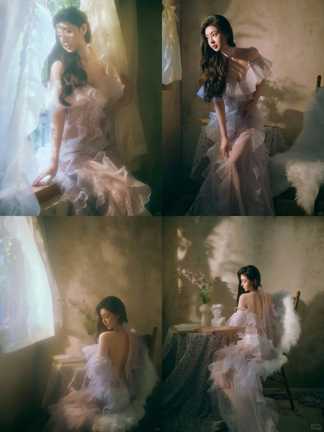 又纯又欲氛围感绝了❗️9组少女感纯欲写真