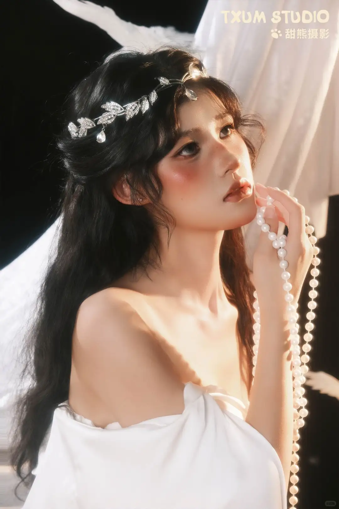 神圣感天使写真🎀神明女孩的超凡之美!