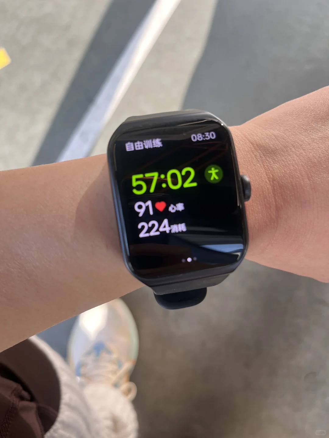 46岁老阿姨跑步四年，力量训练几个月背薄了