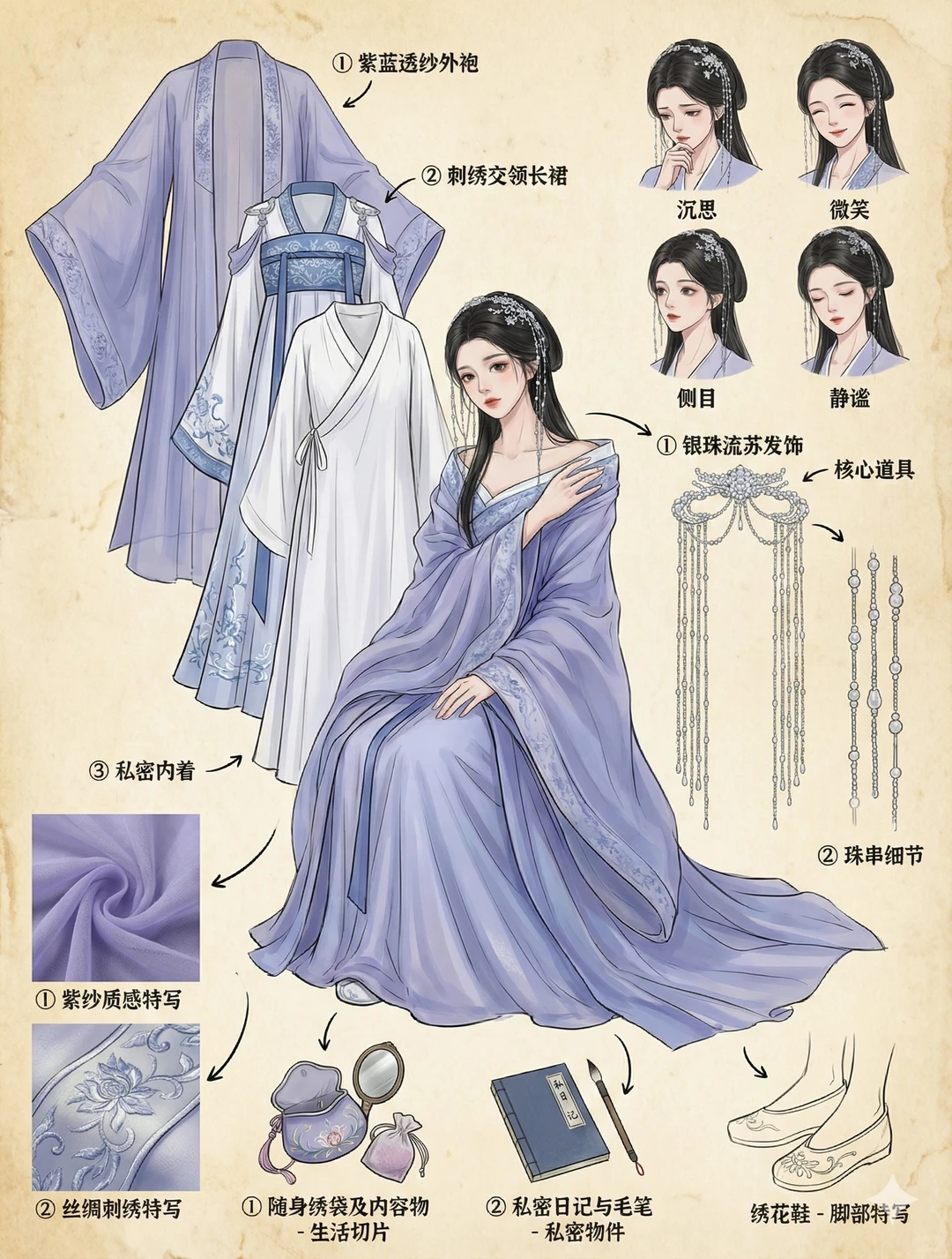 云想衣裳花想容，古风妹子第三弹~