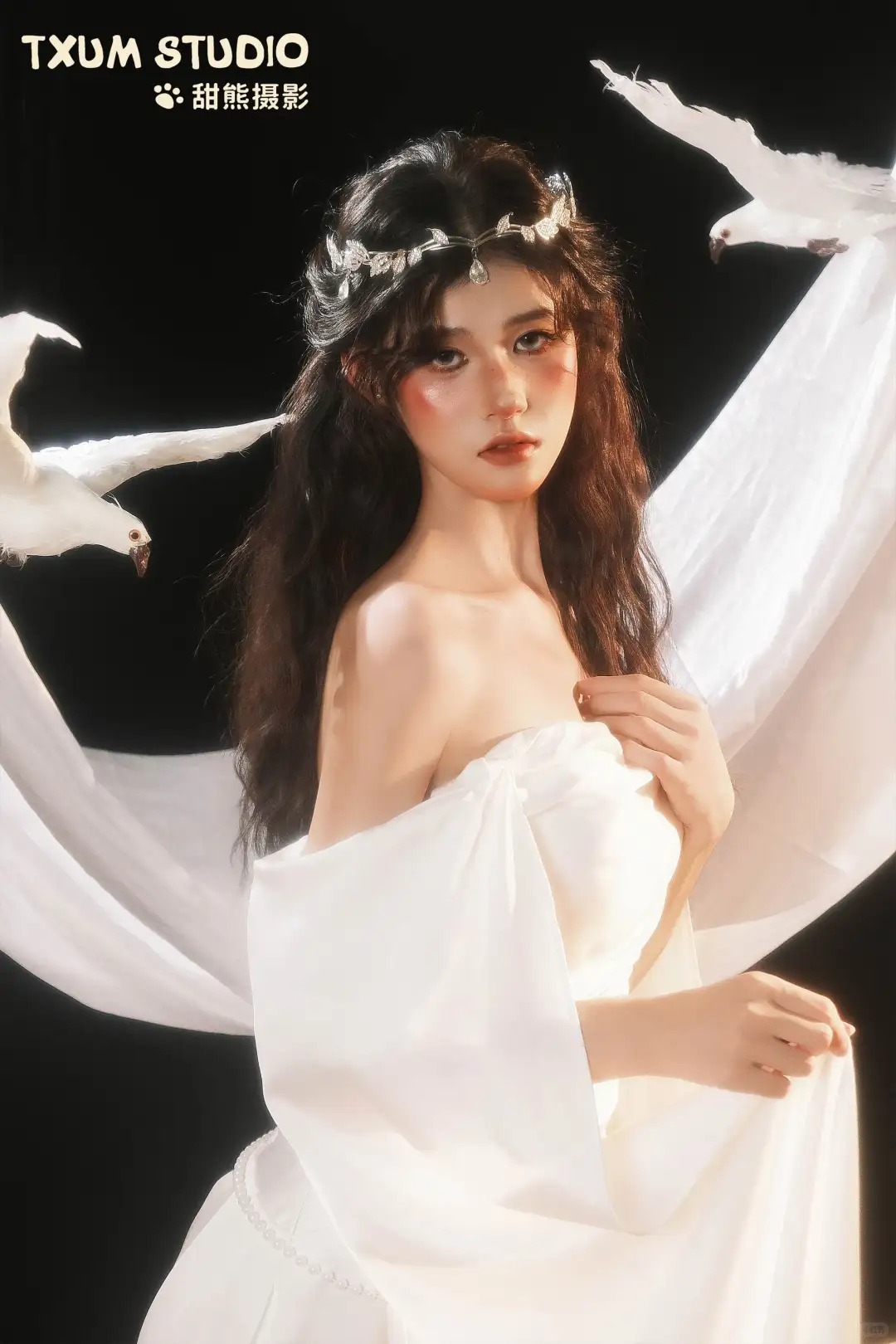 神圣感天使写真🎀神明女孩的超凡之美!