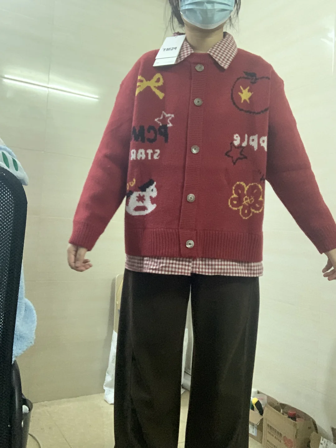 135斤方圆脸准备圣诞穿这套 有氛围吗