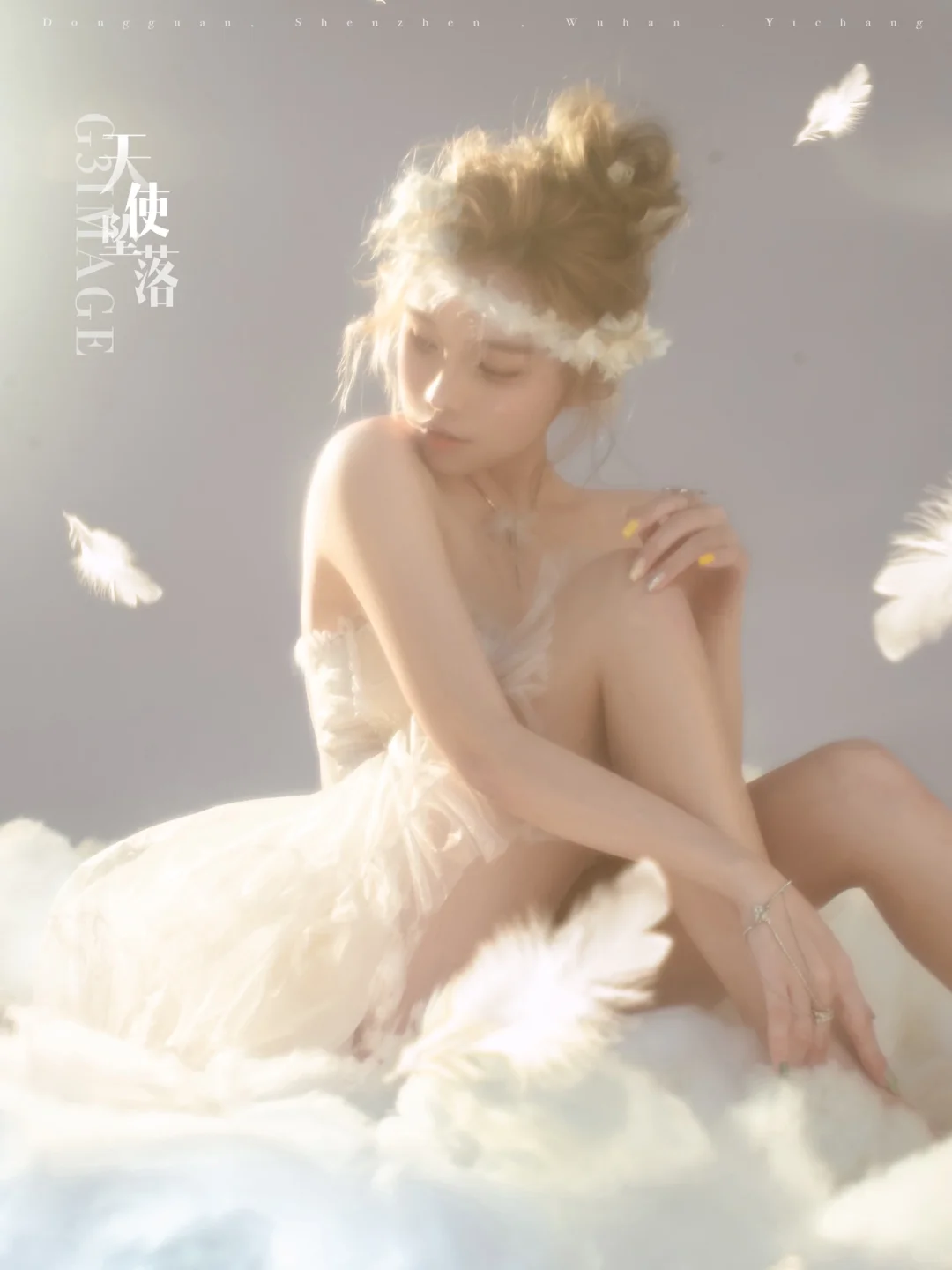 逆光而来✨天使坠落人间🧚🏼‍♀️｜天使写真