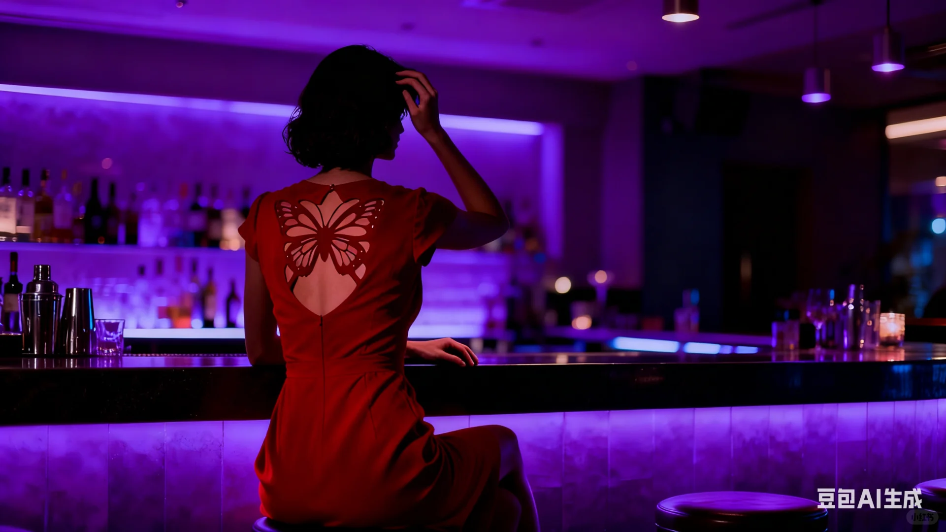 AI生图 ,你这背影，我看了好几遍