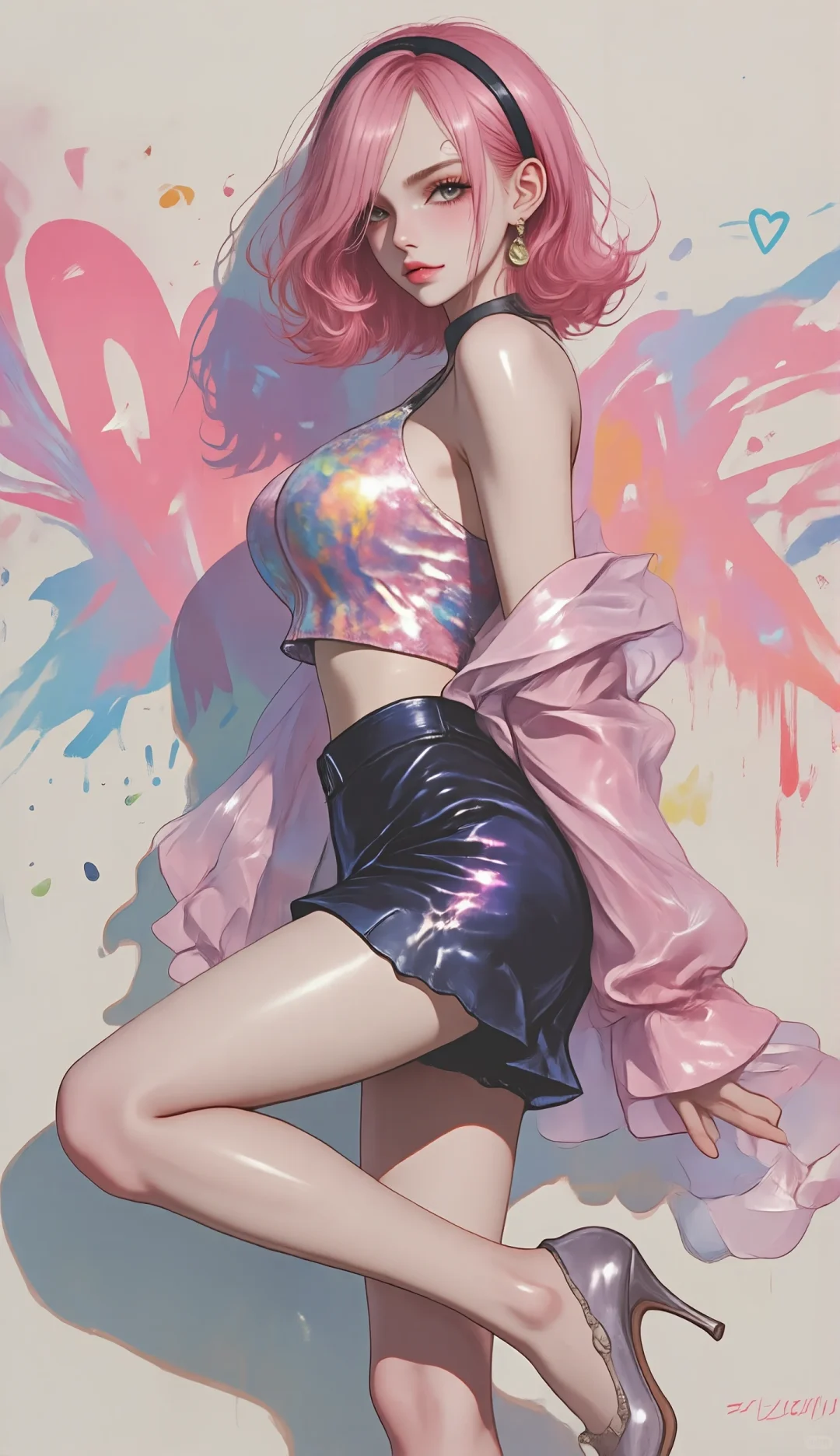 海贼女团镭射风穿搭美到犯规