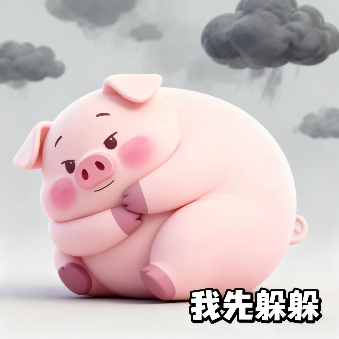 小肥猪表情包～天塌了！我撑住！