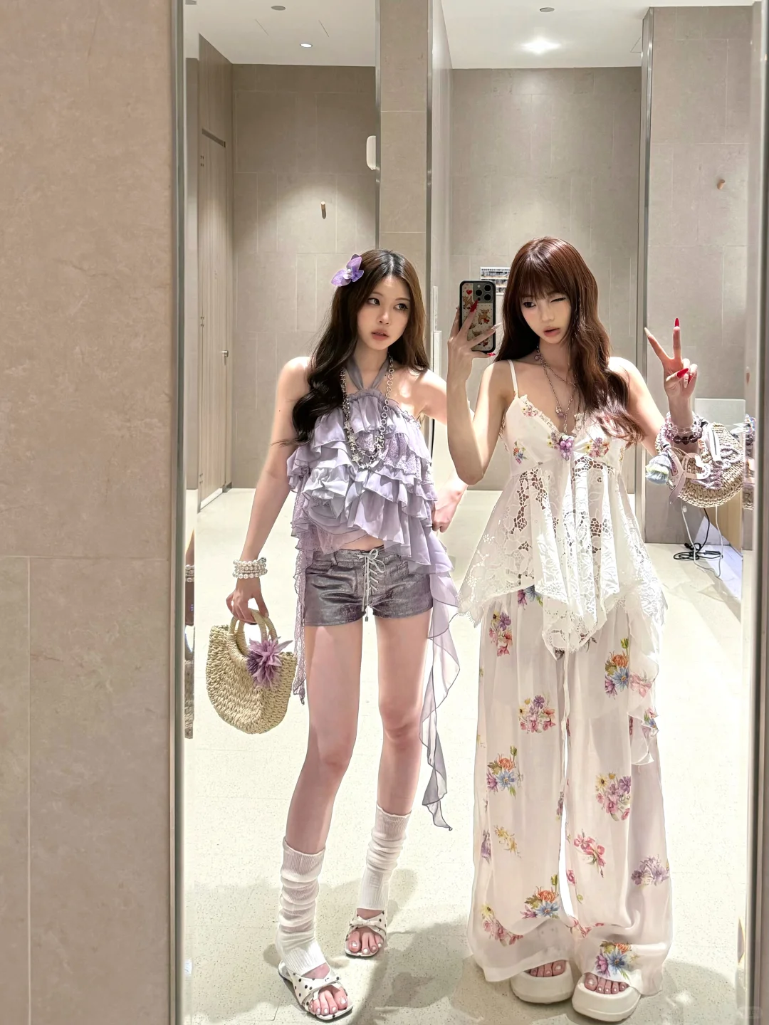 回顾一下夏季的海岛风穿搭🏝️