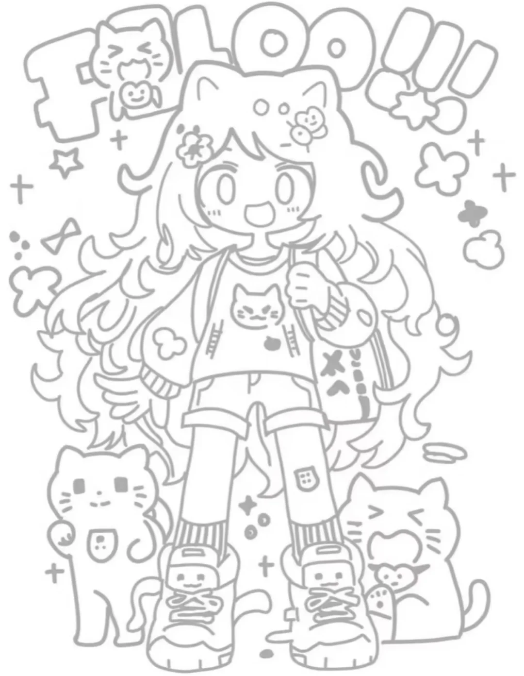 控笔练习图人物系列