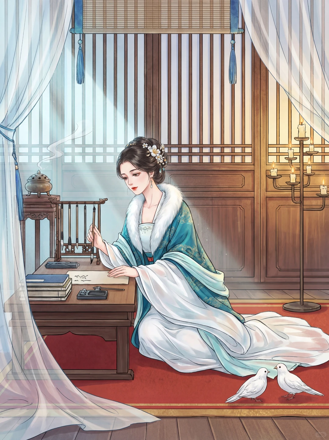 红楼金钗绝美立绘，这谁顶得住啊！😍