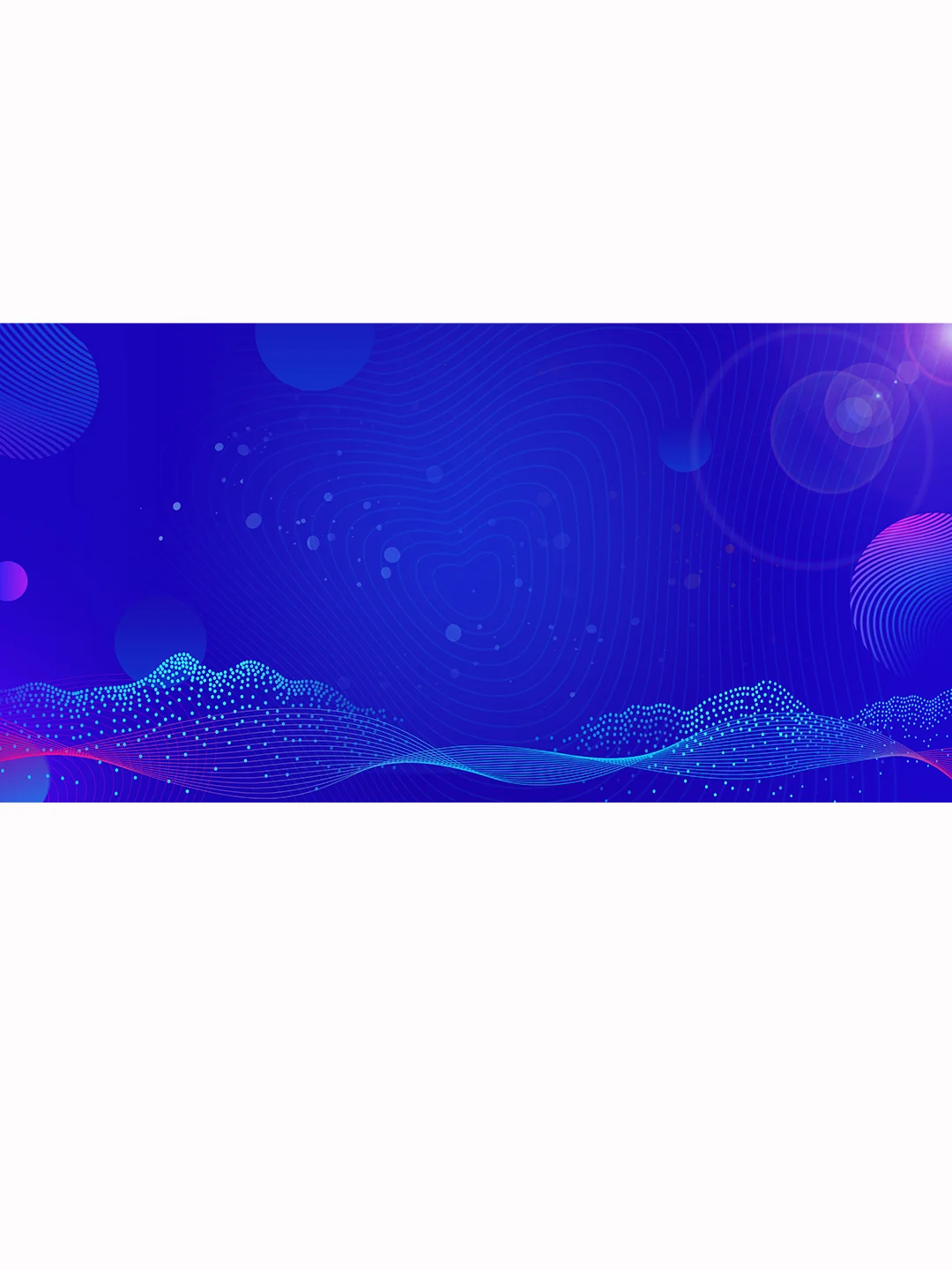 【101期】蓝色科技主题海报背景图素材