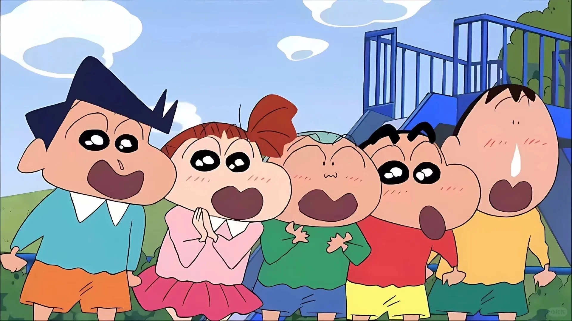 蜡笔小新ipad电脑壁纸