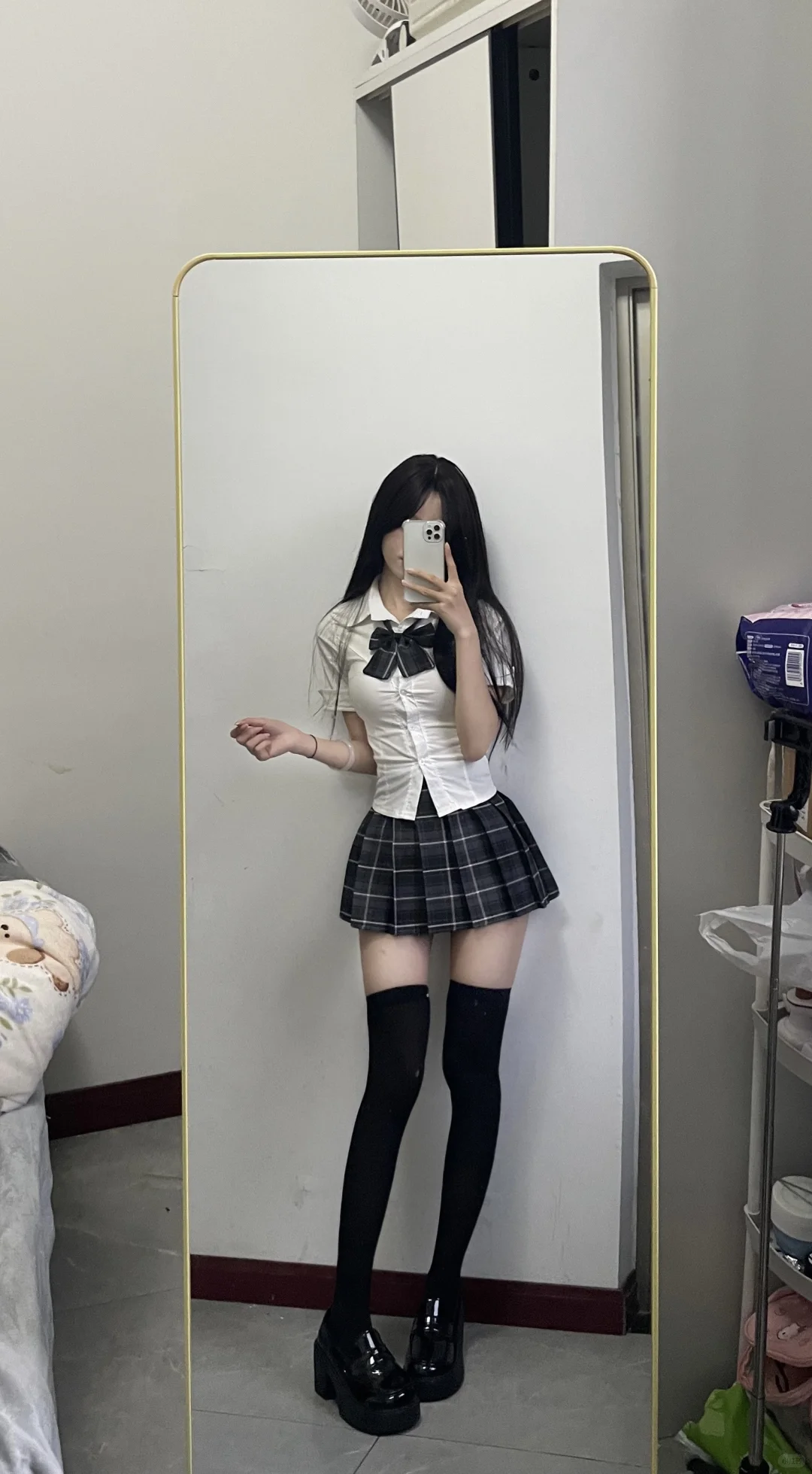 甜系jk穿搭啦！🤍