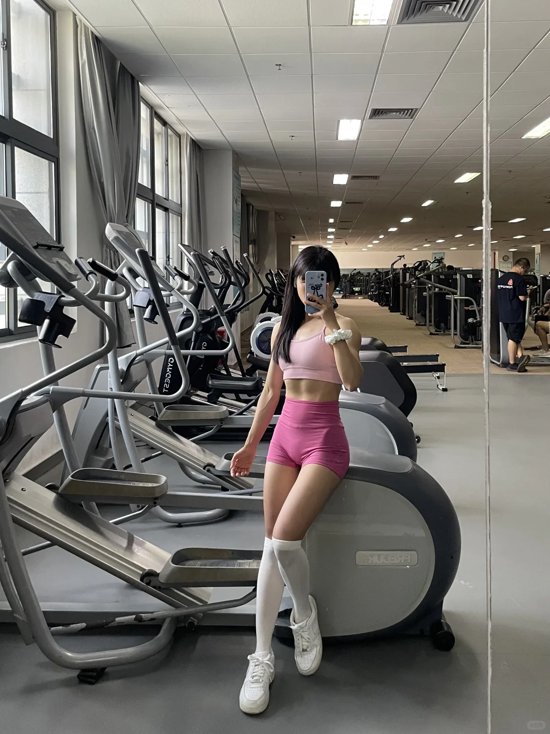 158/84.6 小基数薄肌女孩保持身材吃练plog