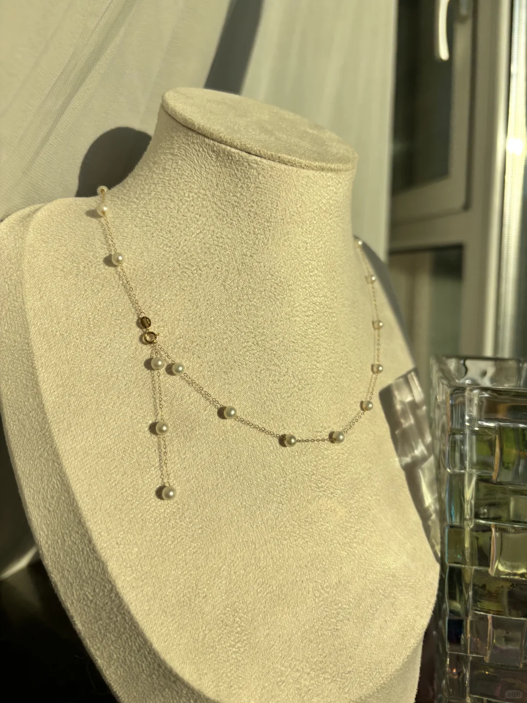 ➗闲置 18k天然珍珠满天星