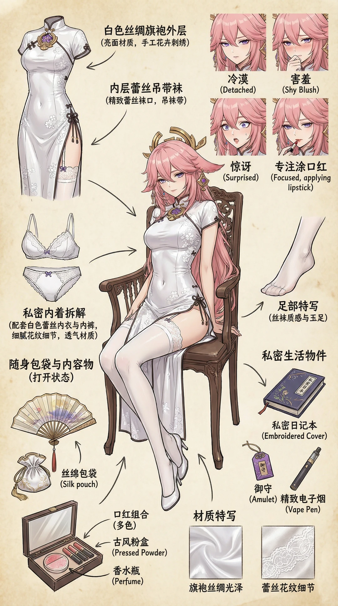 [八重神子]神子大人的穿搭拆解[特别篇]