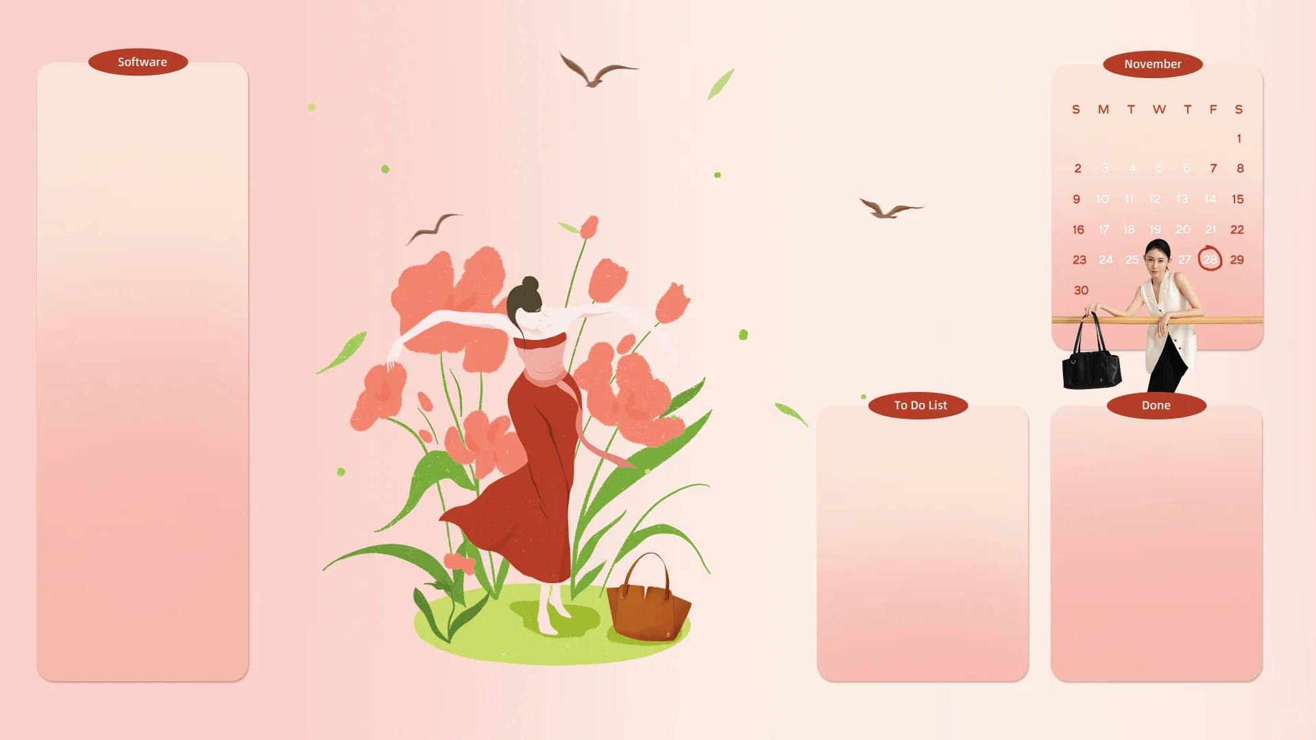 品牌挚友朱洁静4K壁纸，这就来啦！