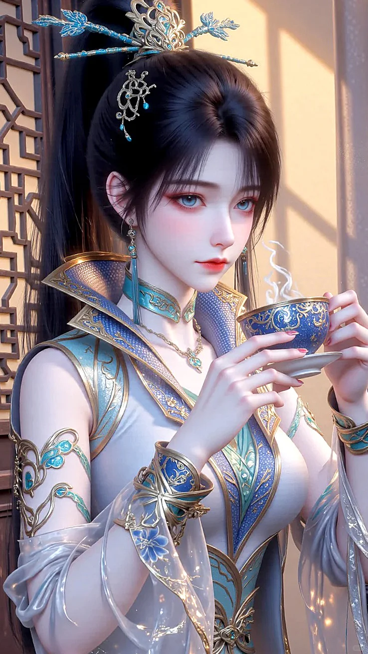 女神壁纸｜青鳞斗破苍穹手机动漫手机壁纸