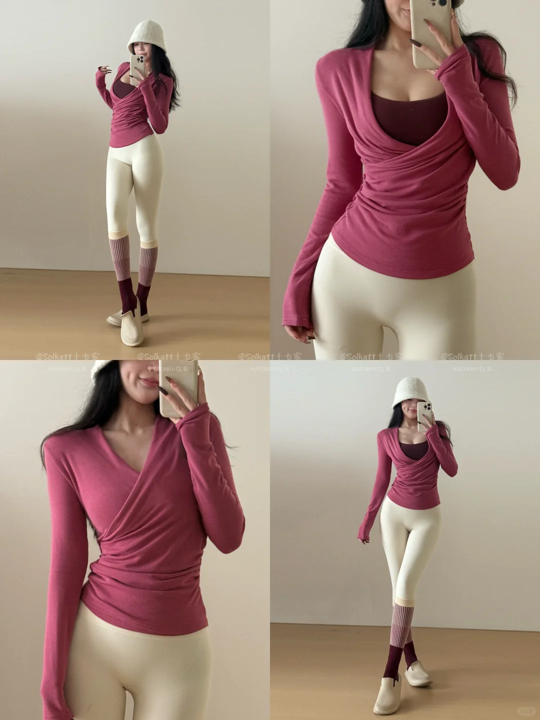 美到忍不住加色！真女人就要穿点梅紫色！