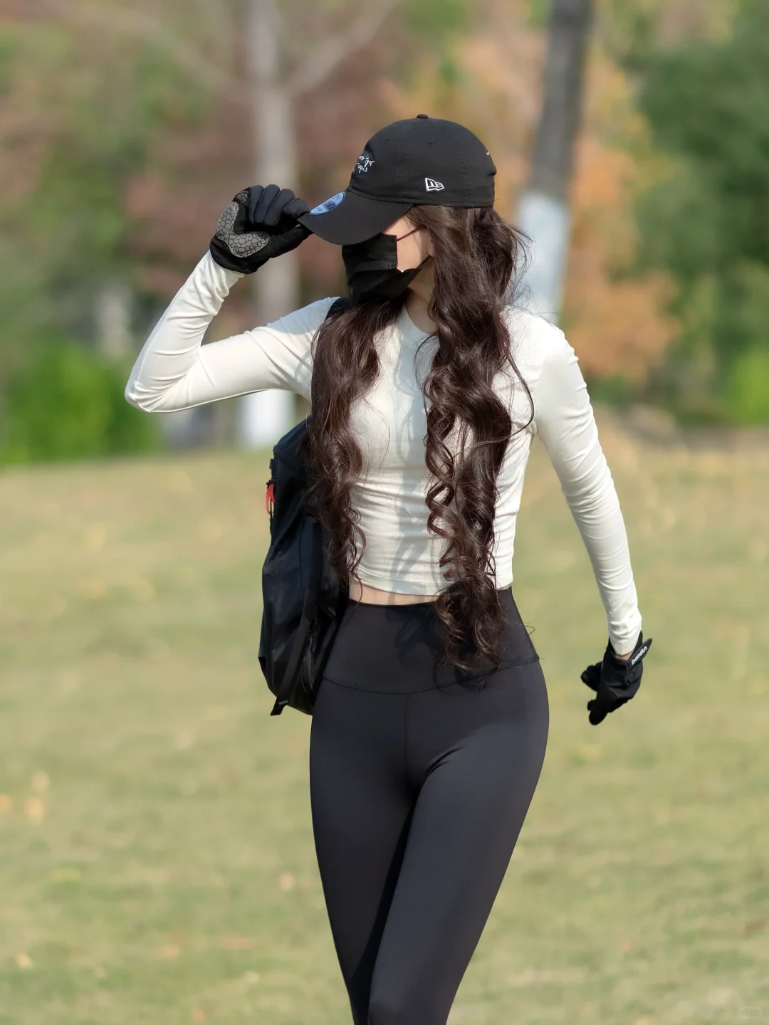 运动女孩的帅，是健康的帅