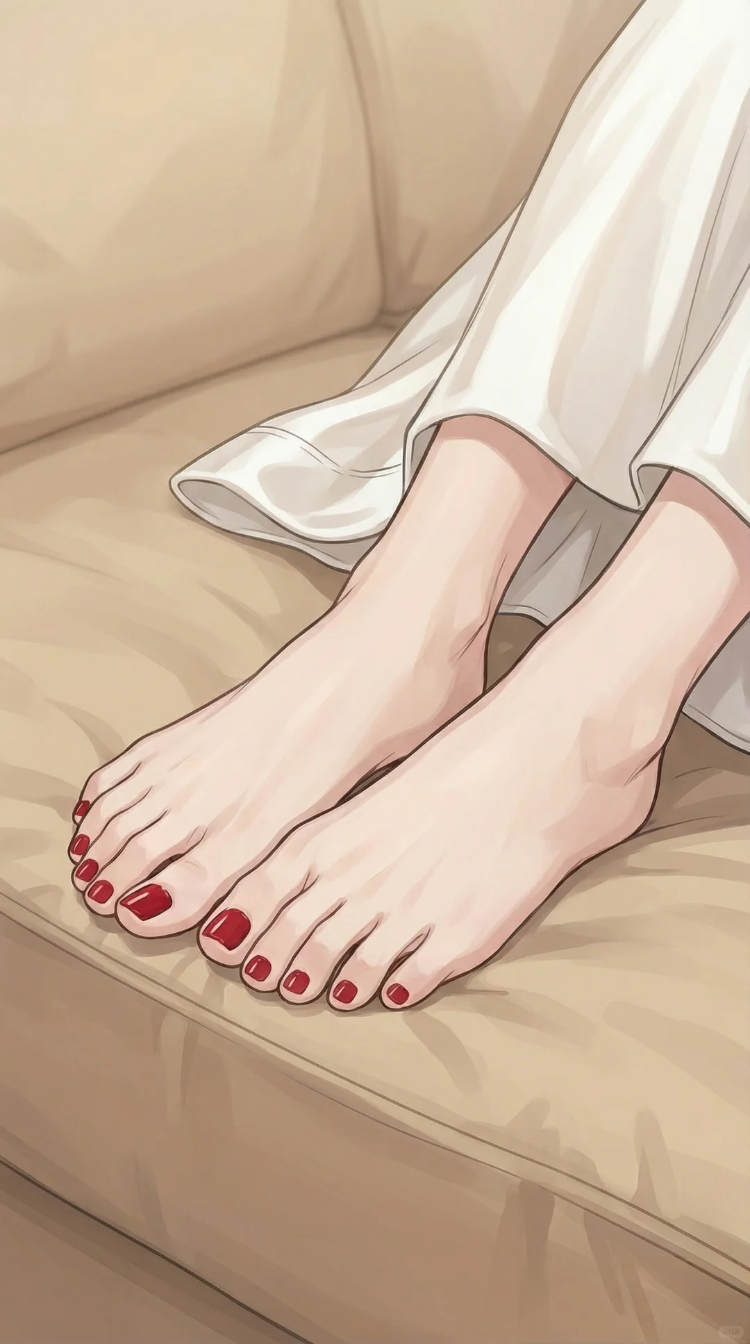 休息在家沙发上睡觉，敲门声响起