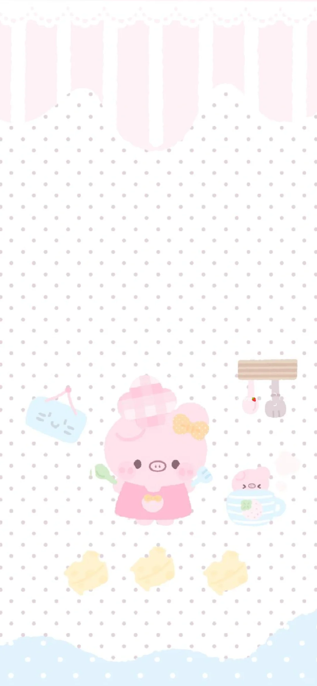 手机壁纸｜可爱粉色系套图