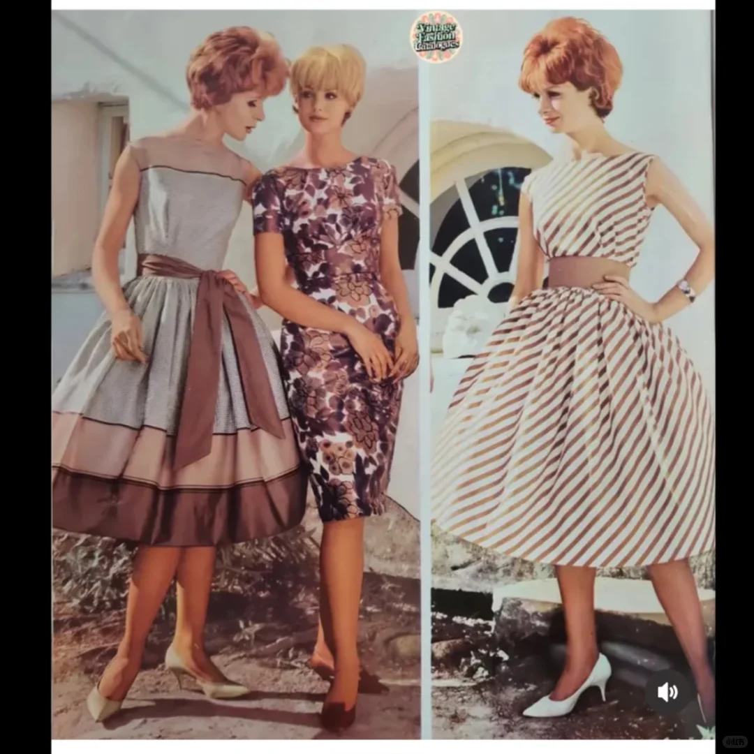 复古杂志里的少女裙👗
