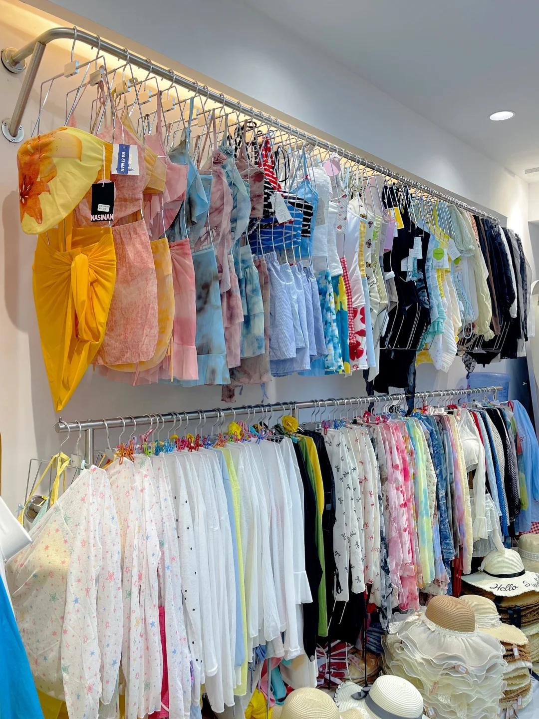 唯一缺点:泳装款式太多，挑花眼！！！